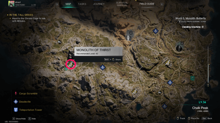 Once Human - Shadow Hound Map Location