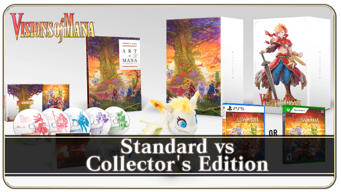 Visions of Mana - Edition Differences (Standard vs Collector