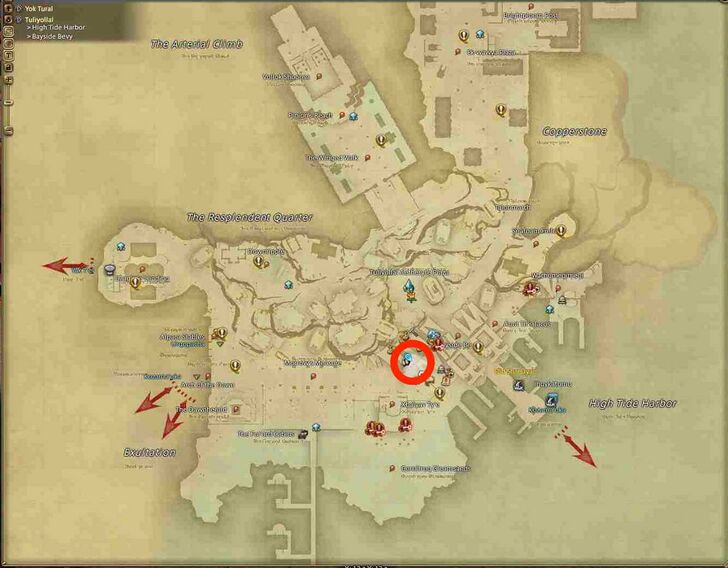 FFXIV - Kajeel Ja Map Location