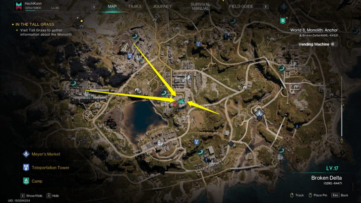 Once Human - Morphic Loot Crates Location Broken Delta Sutherland Chemical Plant Map