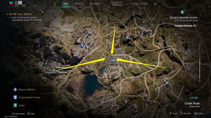 Once Human - Morphic Loot Crates Location Broken Delta Sutherland Chemical Plant Steel Sacffolding Map