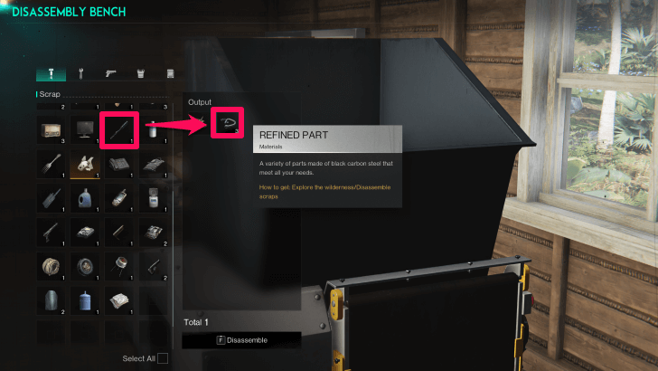 Once Human - Disassembling for Refined Parts
