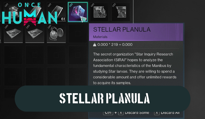 Once Human - How to Farm Stellar Planula