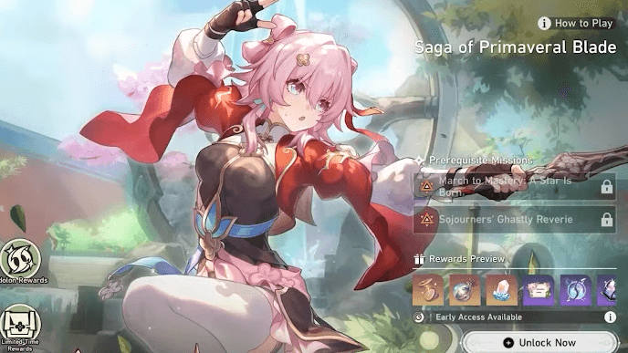 Honkai Star Rail - Saga of Primaveral Blade Early Unlock