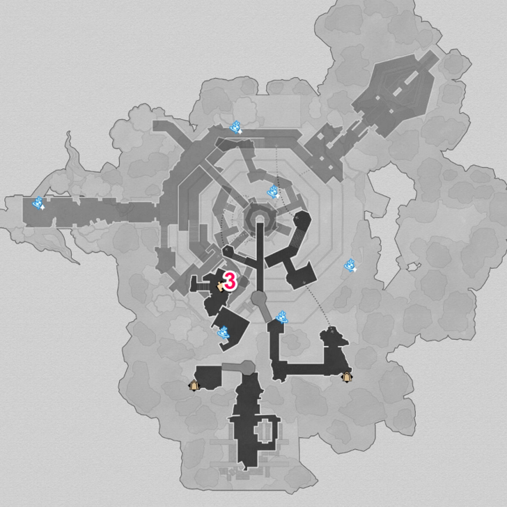 Honkai Star Rail - The Shackling Prison Hexanexus Remake Puzzle Solutions - B1