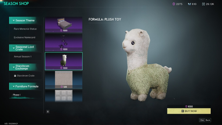 Once Human - Season Shop Toy