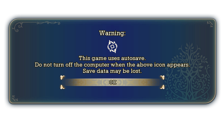 There is an Autosave Feature