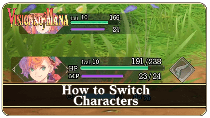Visions of Mana How to Switch Characters