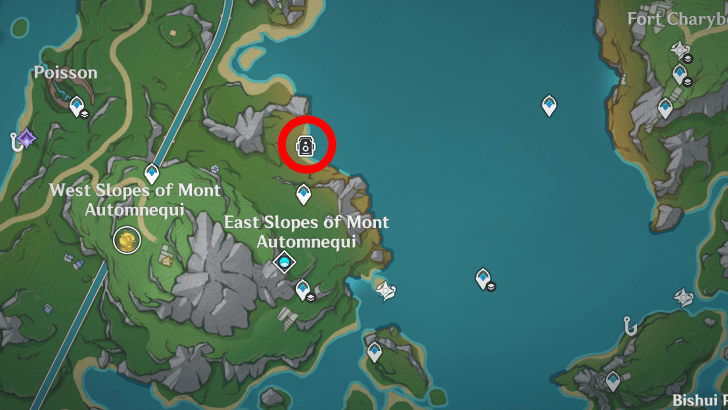 Genshin - Mirrored Stars - Map Location