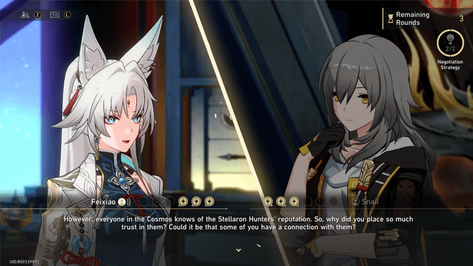 Honkai Star Rail - Feixiao Debate Question 1