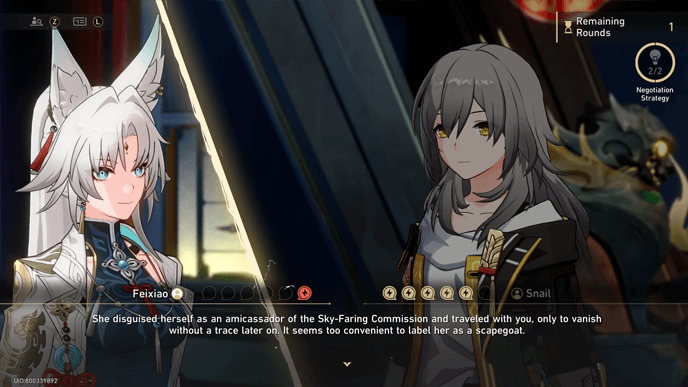 Honkai Star Rail - Feixiao Debate Question 3