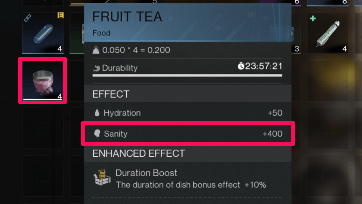 Once Human - Fruit Tea Restores Sanity