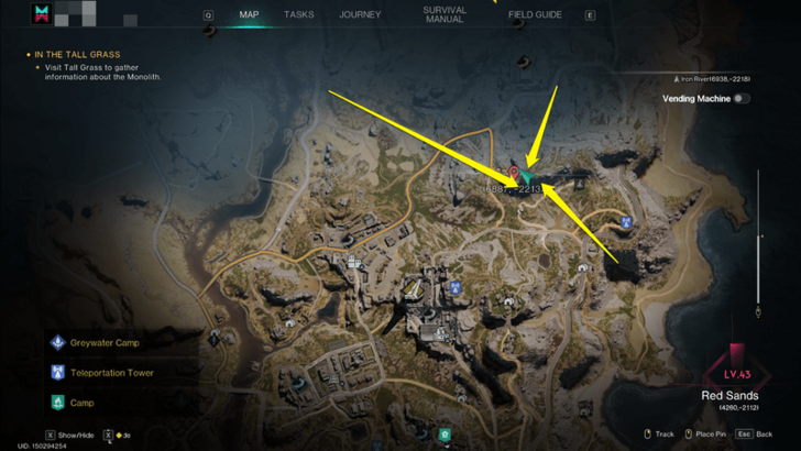 Once Human - Morphic Crates Iron River Red Sands Map