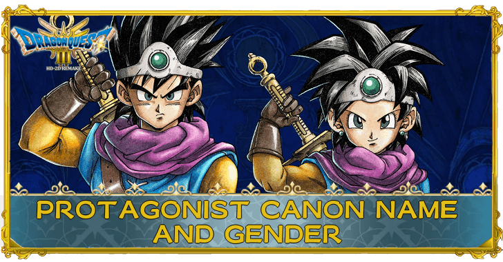 Dragon Quest 3 HD-2D Remake Protagonist Canon Name and Gender