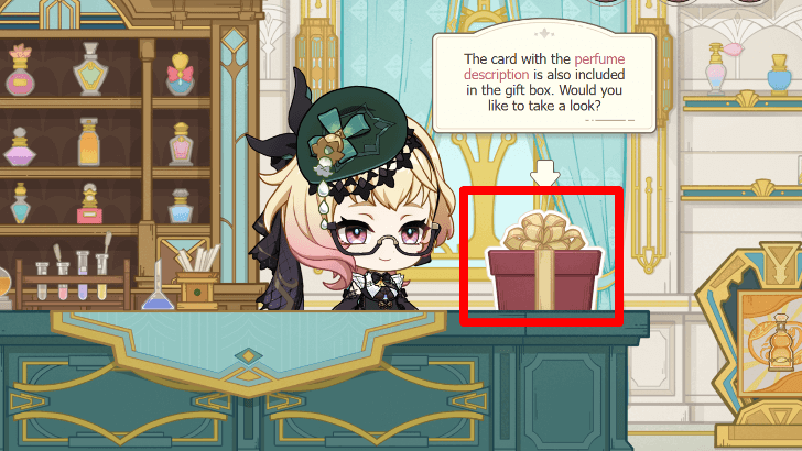 Genshin - Perfumery Web Event - Open the gift box