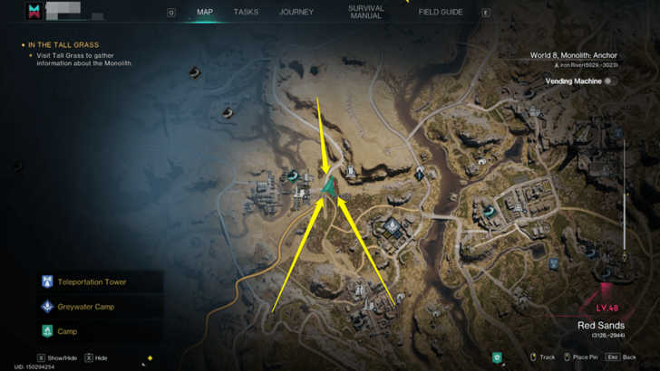 Once Human - Morphic Crates Iron River Greywater Industrial Zone East Map