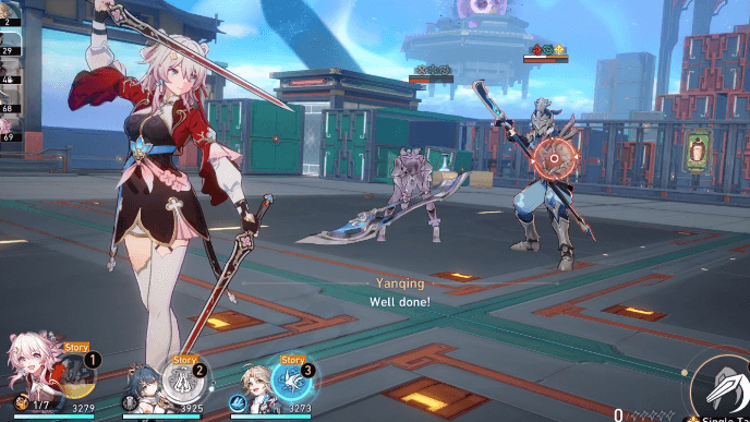 Honkai Star Rail - Defeat enemies using March 7th (Hunt), Yunli, and Yanqing