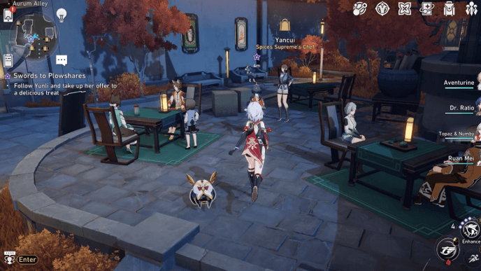 Honkai Star Rail - Swords to Plowshares Companion Mission - Follow Yunli