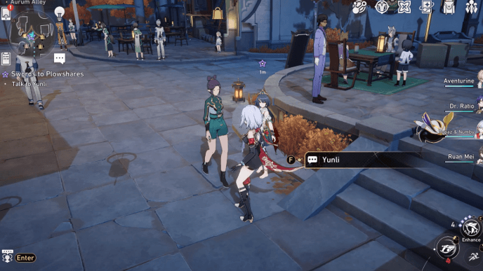 Honkai Star Rail - Swords to Plowshares Companion Mission - Talk to Paavo and Yunli