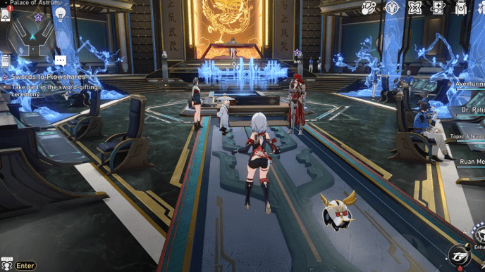 Honkai Star Rail - Swords to Plowshares Companion Mission - Take Part in Sword-Gifting Ceremony