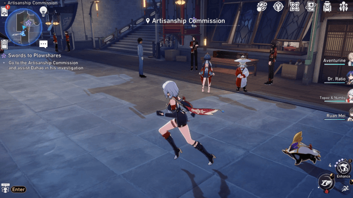 Honkai Star Rail - Swords to Plowshares Companion Mission - Assist Dahao in Investigation