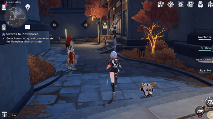 Honkai Star Rail - Swords to Plowshares Companion Mission - Commemorate the Nameless Swordmaster