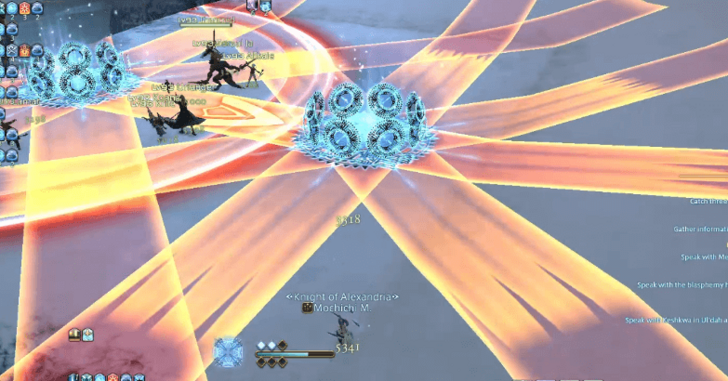 Dodge Line Attacks During Arcane Sphere - Ice