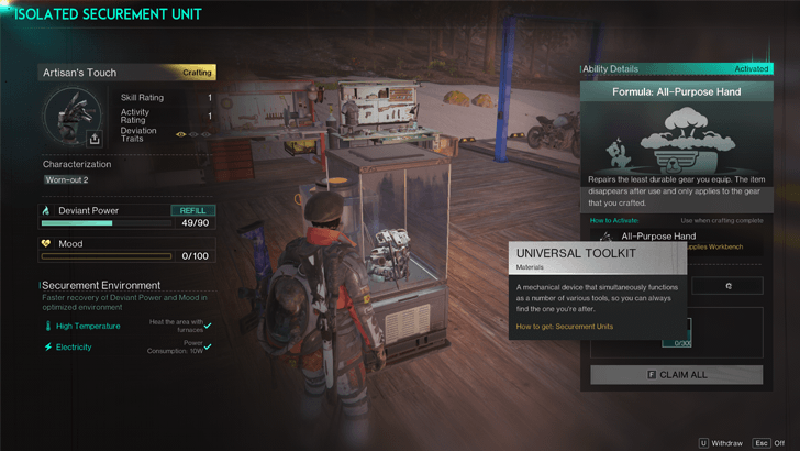 Once Human - Collect Universal Toolkit