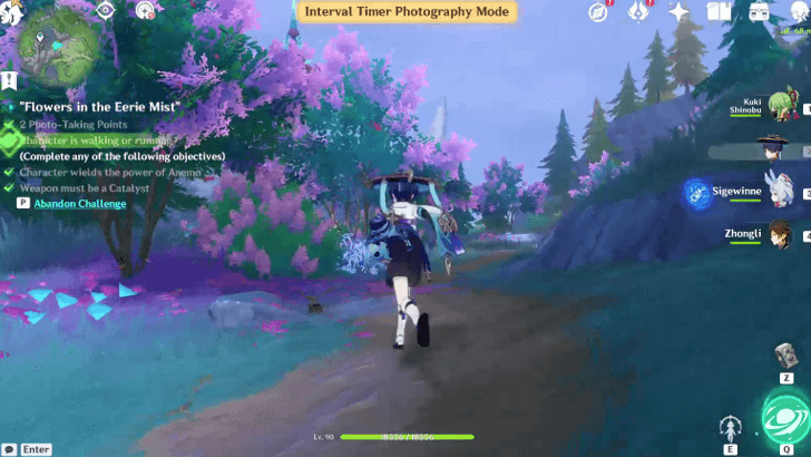 Genshin - Flowers in the Eerie Mist - Run or Walk