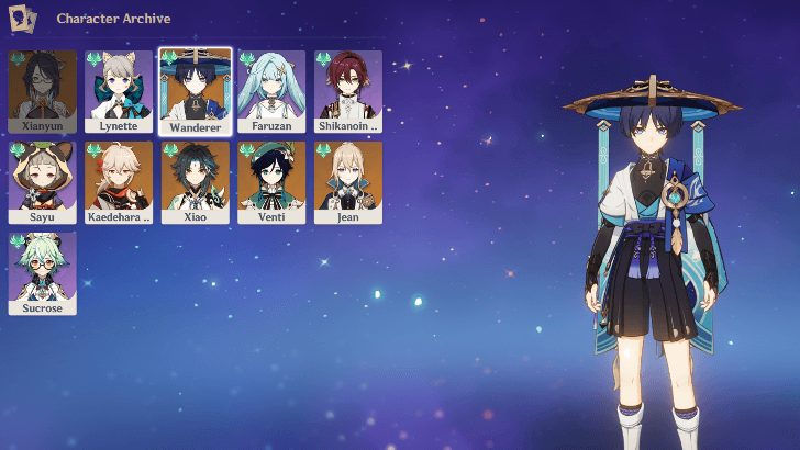 Genshin - Flowers in the Eerie Mist - Pick an Anemo