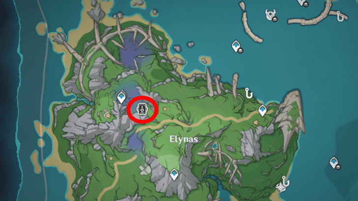 Genshin - Flowers in the Eerie Mist - Map Location