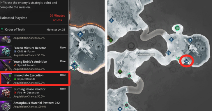 The First Descendant - Immediate Execution Location