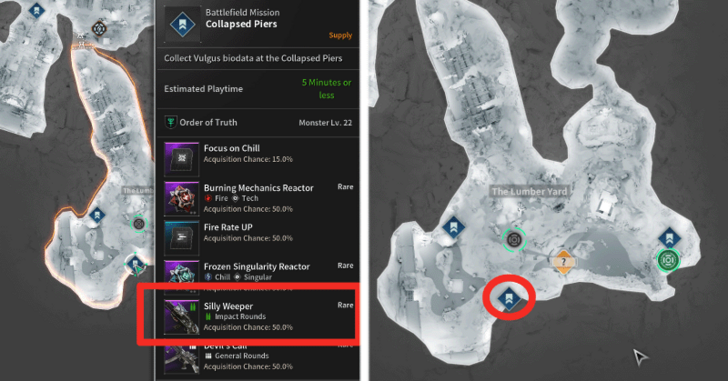 The First Descendant - Silly Weeper Location