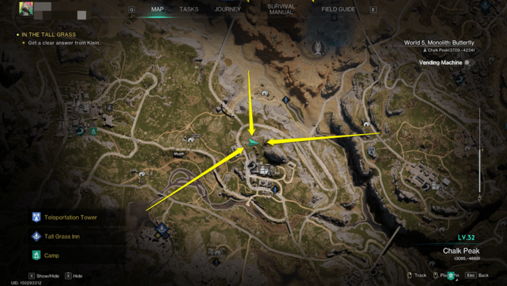 Once Human - Morphic Crates Chalk Peak Map