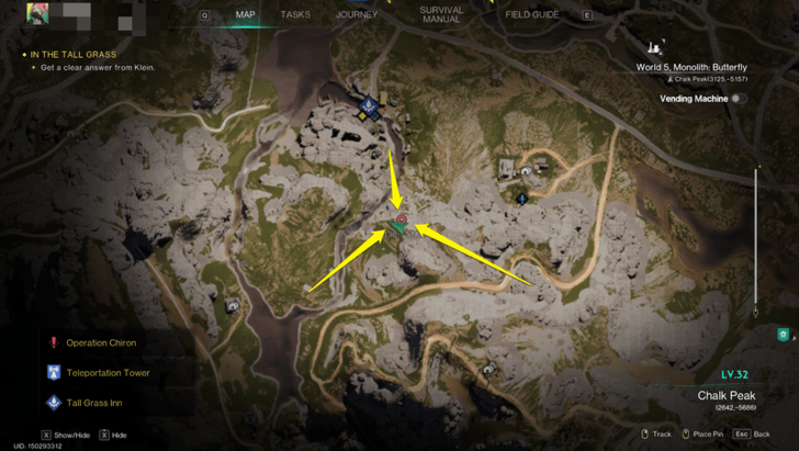 Once Human - Morphic Crates Chalk Peak Map