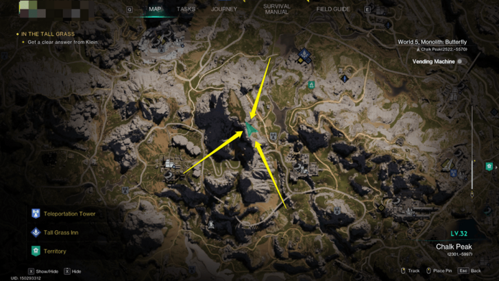 Once Human - Morphic Crates Chalk Peak Map