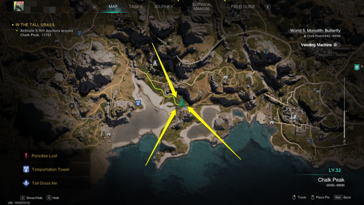 Once Human - Morphic Crates Chalk Peak Map