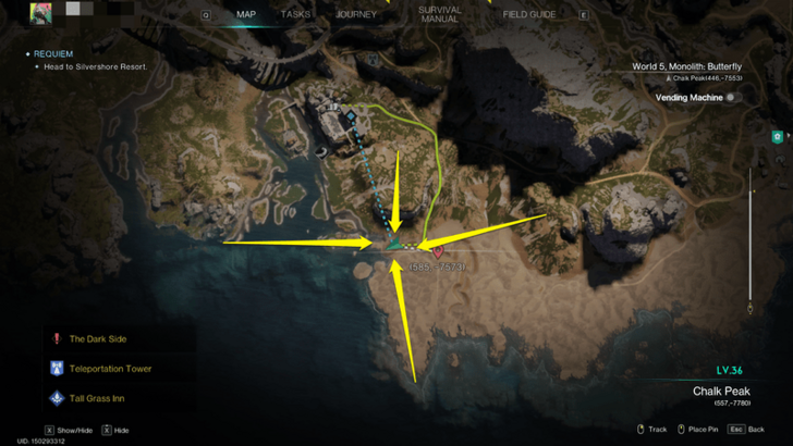 Once Human - Morphic Crates Chalk Peak Map