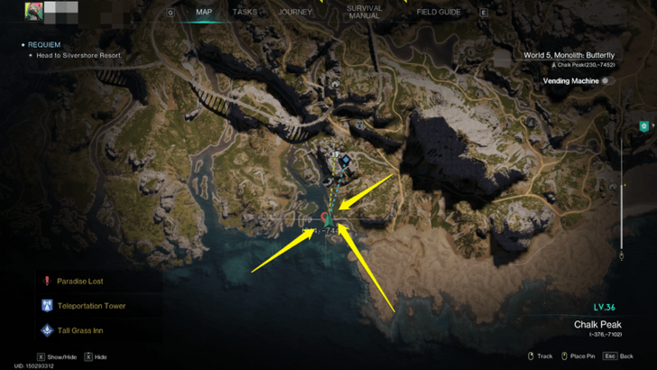 Once Human - Morphic Crates Chalk Peak Map