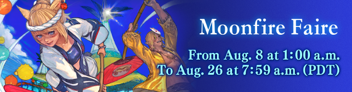 FFXIV - Moonfire Faire 2024 Schedule