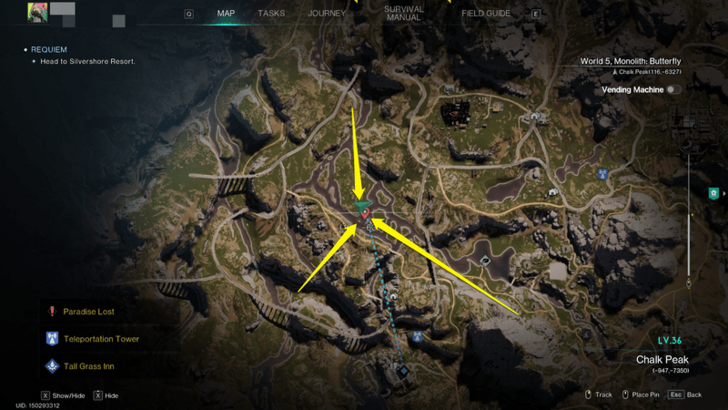 Once Human - Morphic Crates Chalk Peak Map