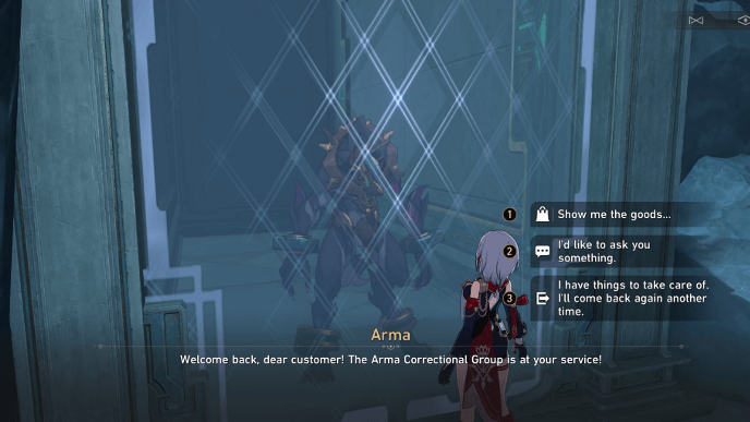 Honkai Star Rail - A Steal of a Deal - Purchase Items From Arma Correctional Group