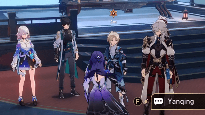 Honkai Star Rail - Talk to the others at the Seat of Divine Foresight