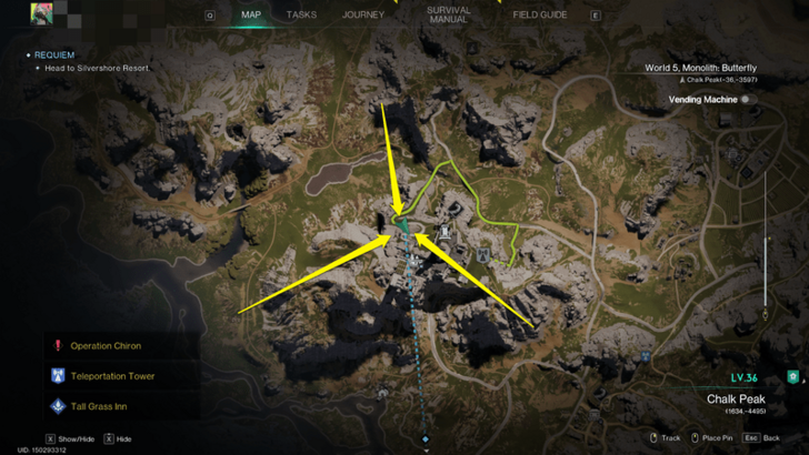 Once Human - Morphic Crates Chalk Peak Map