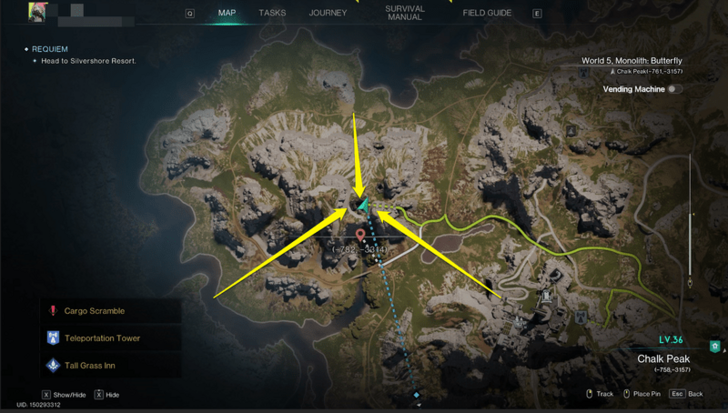 Once Human - Morphic Crates Chalk Peak Map