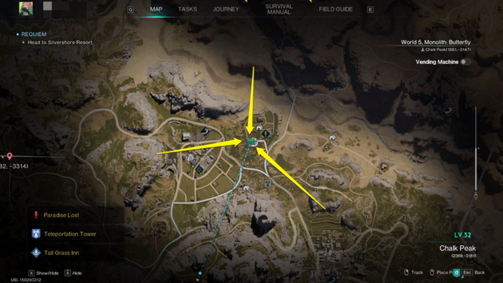 Once Human - Morphic Crates Chalk Peak Map