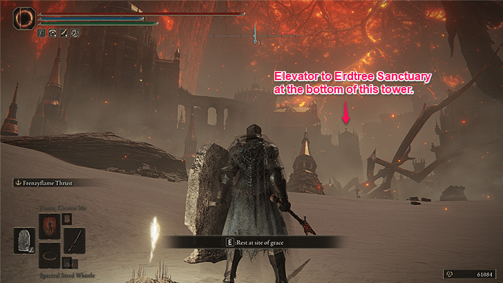 Go South of the Ashen Capital