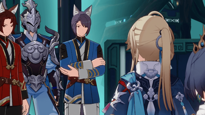 Honkai Star Rail - Leave Stargazer Navalia and return to the sword practicing area