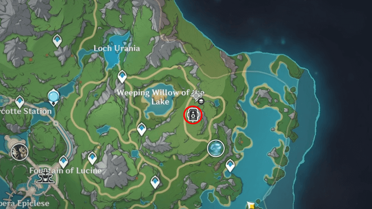 Genshin - Stage 14 Map Location