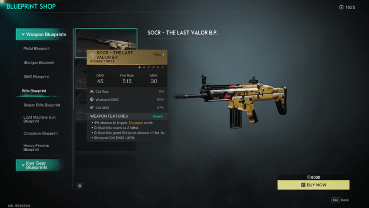 Once Human - SOCR Last Valor